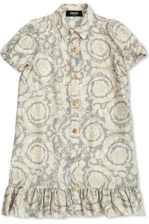 VERSACE Vestido corto con estampado Barocco
