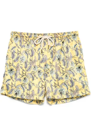 PENINSULA SWIMWEAR Shorts de playa con estampado floral