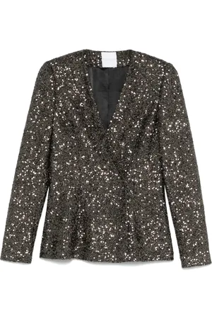CENERE GB Blazer con lentejuelas