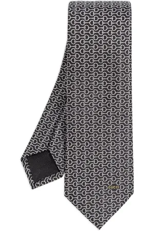 Gucci Corbata de seda Horsebit