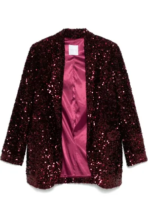 CENERE GB Blazer con lentejuelas
