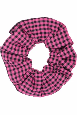 Ganni Dona con motivo de cuadros gingham