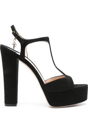 Tom Ford Sandalias de gamuza con tacón de 145mm