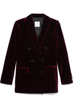 CENERE GB Blazer de terciopelo