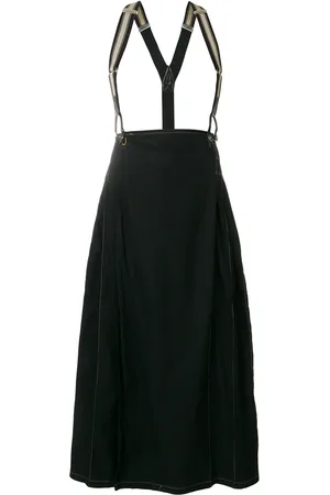 Jean Paul Gaultier Suspenders pleated skirt