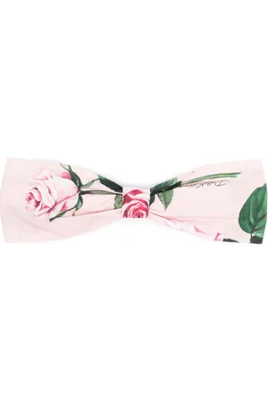 Dolce & Gabbana Banda para el cabello con estampado floral