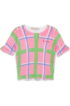 Marni Playera con motivo de cuadros