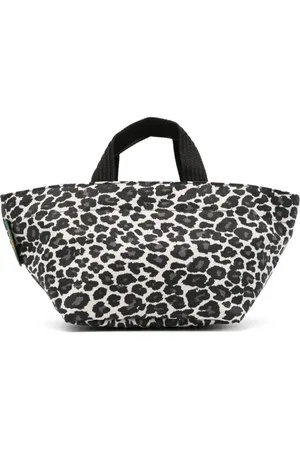Hervè Chapelier Tote con cierre y estampado de leopardo