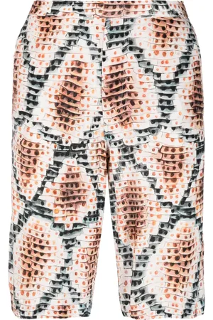 Endless Joy Bermudas con estampado de piel de serpiente