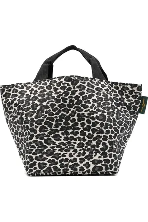 Hervè Chapelier Tote mediana con estampado de leopardo