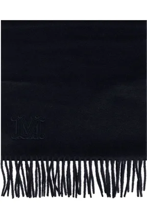 Max Mara Mascada de cachemira con logo bordado