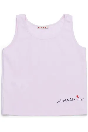 Marni Camiseta con logo bordado