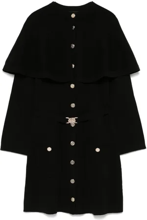 Maje Vestido tejido estilo capa 2 en 1