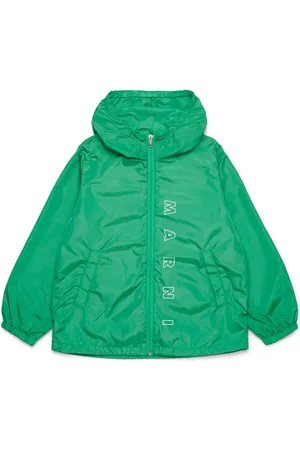 Marni Impermeable con logo estampado