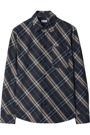Burberry Camisa con cuadros estampados