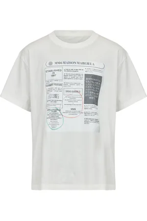 Maison Margiela Playera con estampado gráfico
