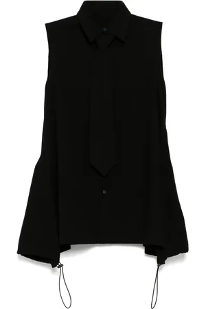 YOHJI YAMAMOTO Camisa asimétrica sin mangas