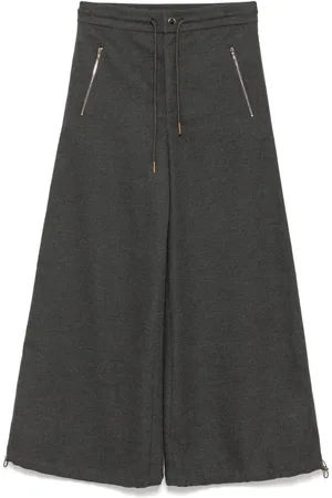 Cynthia Rowley Pantalones anchos de franela