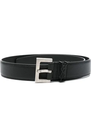 Saint Laurent Cinturón con logo Cassandre