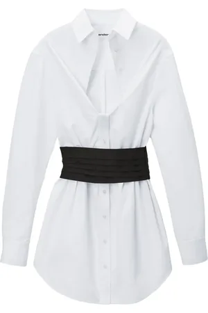 Alexander Wang Vestido corto deconstruido
