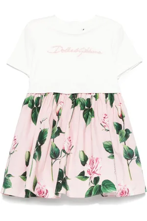 Dolce & Gabbana Vestido con logo bordado