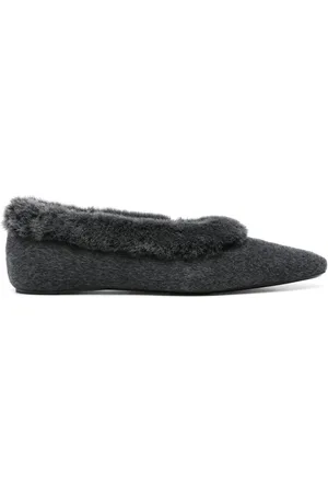 Totême Flats con ribete texturizado