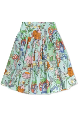 Stella McCartney Falda con estampado gráfico