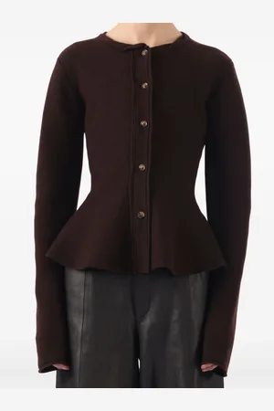 Jason Wu Cárdigan con dobladillo peplum