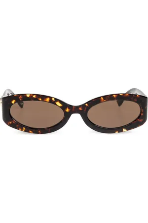 Dsquared2 Lentes de sol con armazón oval estilo carey