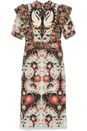 Farm Rio Vestido midi Flowing Beauty