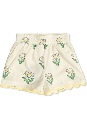 Stella McCartney Shorts con margaritas estampadas