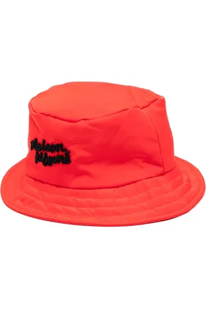 Maison Kitsuné Gorro de pescador con logo bordado