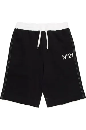 Nº21 Shorts con logo estampado