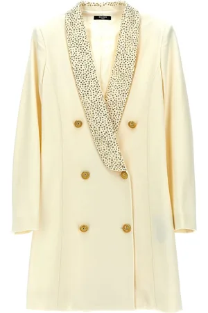 Balmain Blazer con detalles de strass