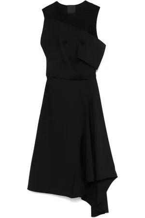 Givenchy Vestido midi con diseño asimétrico
