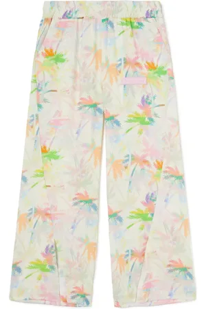 Palm Angels Pantalones con palmeras estampadas