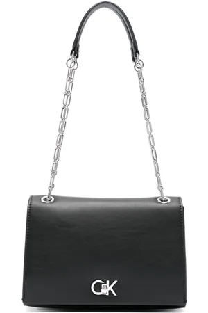 Calvin Klein Bolsa de hombro con placa del logo