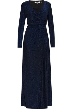 Diane von Furstenberg Vestido largo Lurex