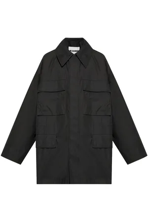 Jil Sander Abrigo con bolsillos y solapa