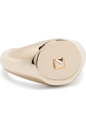 Eddie Borgo Mini Pyramid signet ring