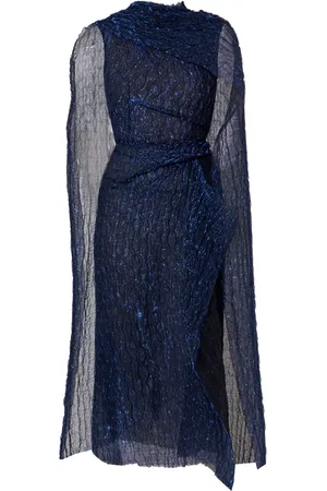 Erdem Vestido midi con diseño drapeado
