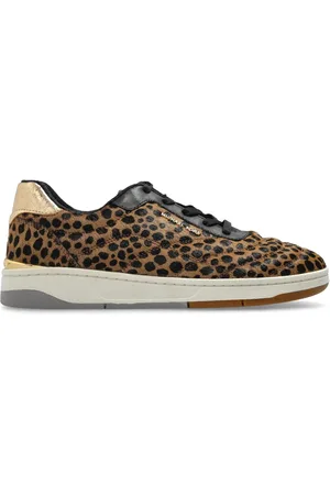 Michael Kors Tenis con estampado de leopardo