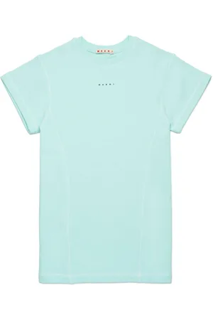 Marni Vestido estilo playera con logo estampado