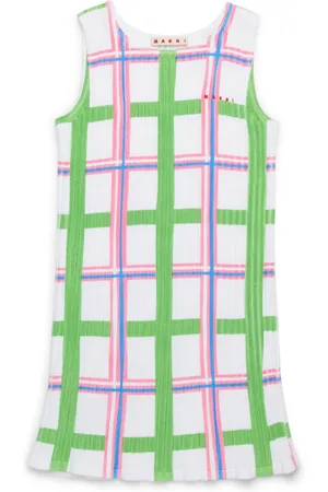 Marni Vestido con estampado de cuadros