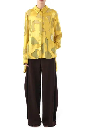 Jason Wu Playera con motivo abstracto