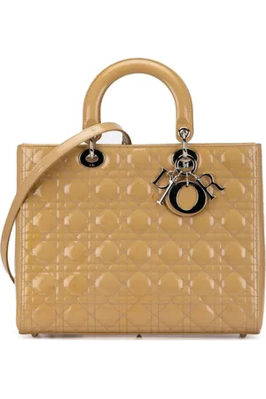 Dior Bolsa satchel Large Patent Cannage Lady Dior 2012