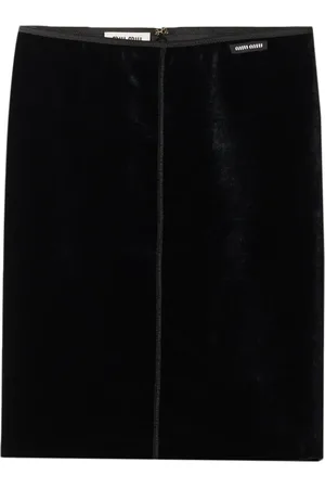 Miu Miu Falda de terciopelo