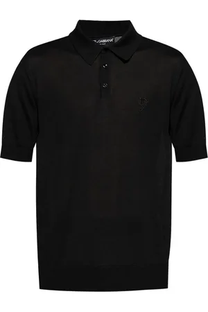 Dolce & Gabbana Playera tipo polo con logo bordado