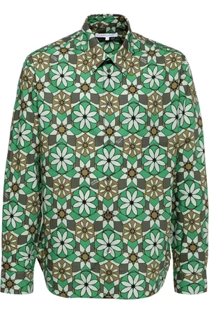 Maison Kitsuné Camisa con estampado floral