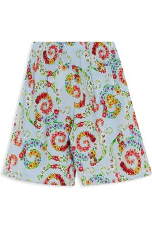 VERSACE Shorts Floral Swirl